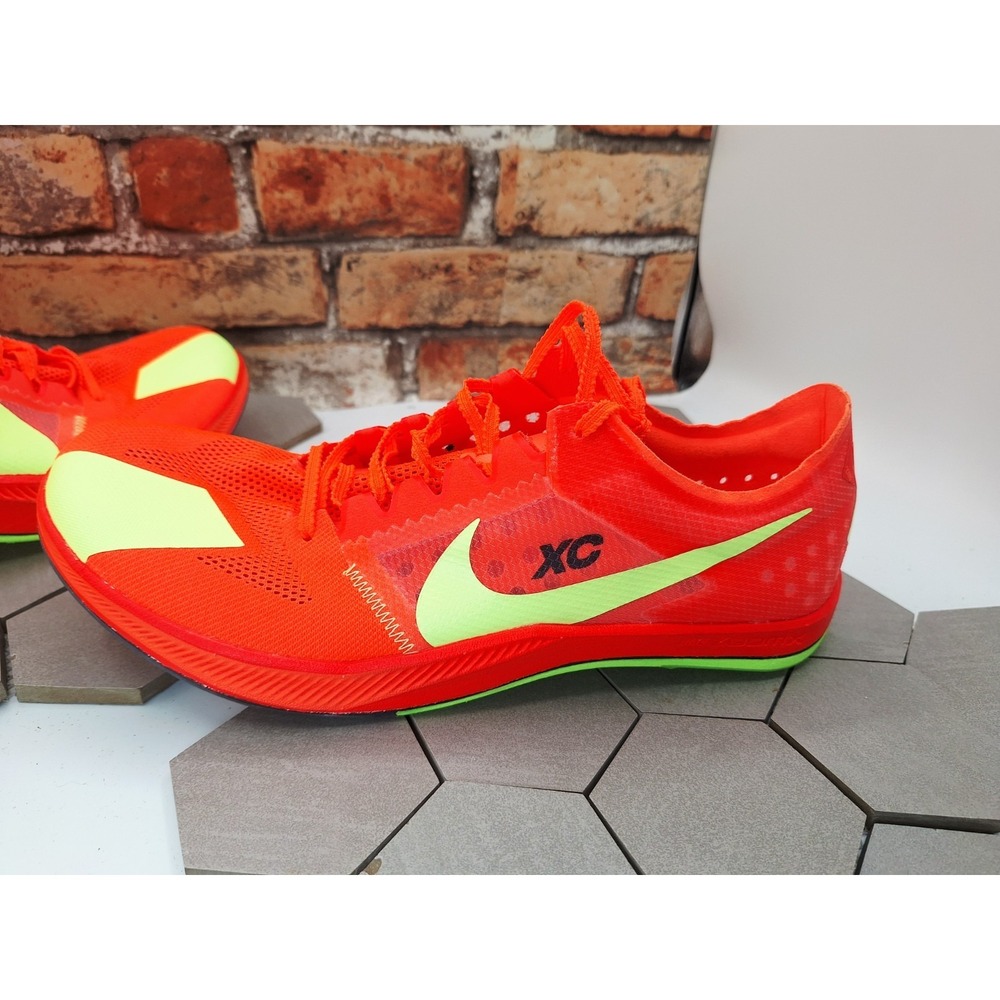 Nike ZoomX Dragonfly XC Cross Country Spikes Orange Volt Men Sz 12.5 Bag Spikes - Picture 9 of 10